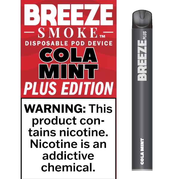 Breeze Plus 3.5mL 650 mAh 5% Salt Nicotine 800 Puffs - Display of 10 (MSRP $7.99 Each) - SMDistro