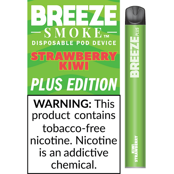 Breeze Plus 3.5mL 650 mAh 5% Salt Nicotine 800 Puffs - Display of 10 (MSRP $7.99 Each) - SMDistro