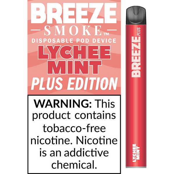 Breeze Plus 3.5mL 650 mAh 5% Salt Nicotine 800 Puffs - Display of 10 (MSRP $7.99 Each) - SMDistro