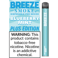 Breeze Plus 3.5mL 650 mAh 5% Salt Nicotine 800 Puffs - Display of 10 (MSRP $7.99 Each) - SMDistro