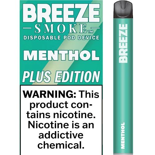 Breeze Plus 3.5mL 650 mAh 5% Salt Nicotine 800 Puffs - Display of 10 (MSRP $7.99 Each) - SMDistro