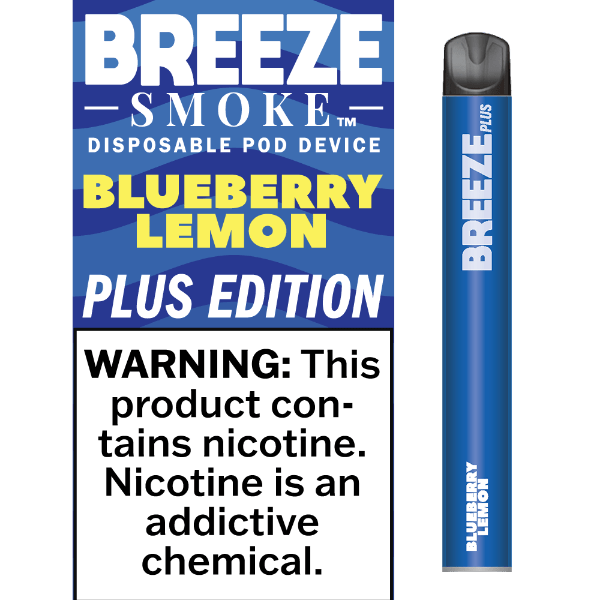 Breeze Plus 3.5mL 650 mAh 5% Salt Nicotine 800 Puffs - Display of 10 (MSRP $7.99 Each) - SMDistro