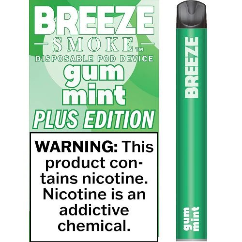 Breeze Plus 3.5mL 650 mAh 5% Salt Nicotine 800 Puffs - Display of 10 (MSRP $7.99 Each) - SMDistro