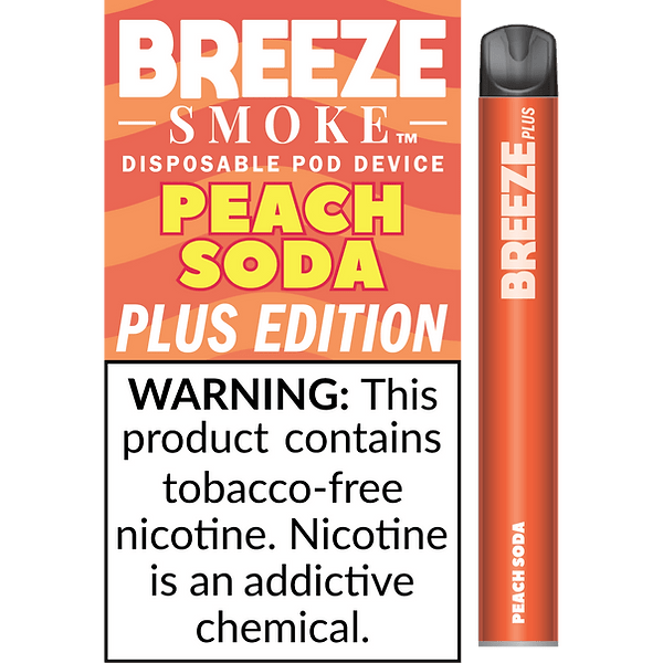 Breeze Plus 3.5mL 650 mAh 5% Salt Nicotine 800 Puffs - Display of 10 (MSRP $7.99 Each) - SMDistro