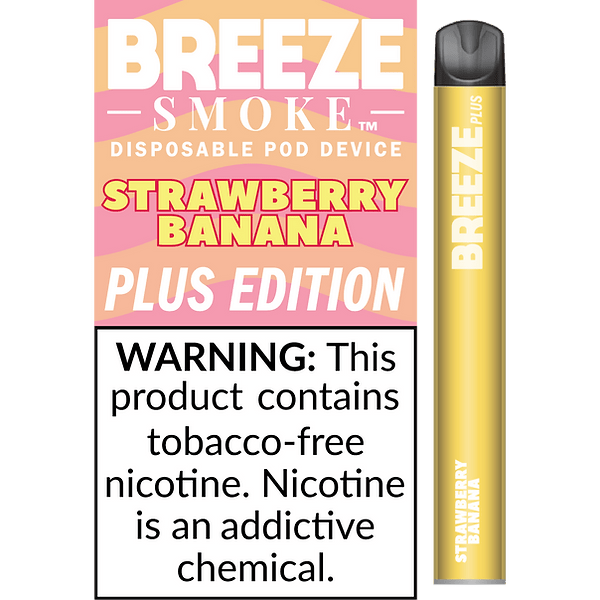 Breeze Plus 3.5mL 650 mAh 5% Salt Nicotine 800 Puffs - Display of 10 (MSRP $7.99 Each) - SMDistro