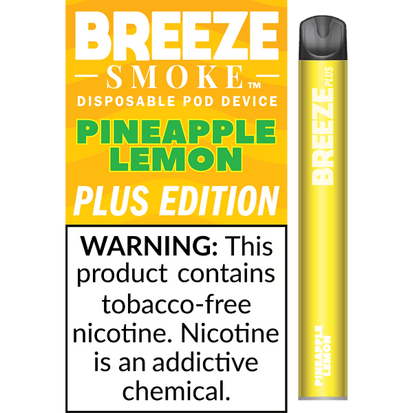 Breeze Plus 3.5mL 650 mAh 5% Salt Nicotine 800 Puffs - Display of 10 (MSRP $7.99 Each) - SMDistro