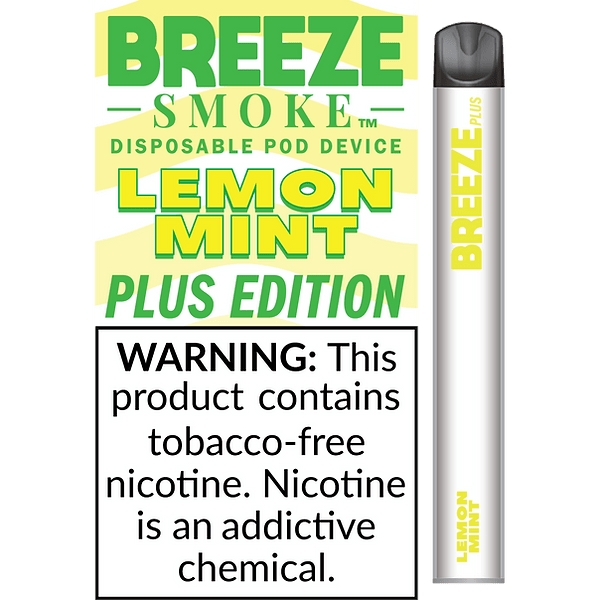 Breeze Plus 3.5mL 650 mAh 5% Salt Nicotine 800 Puffs - Display of 10 (MSRP $7.99 Each) - SMDistro