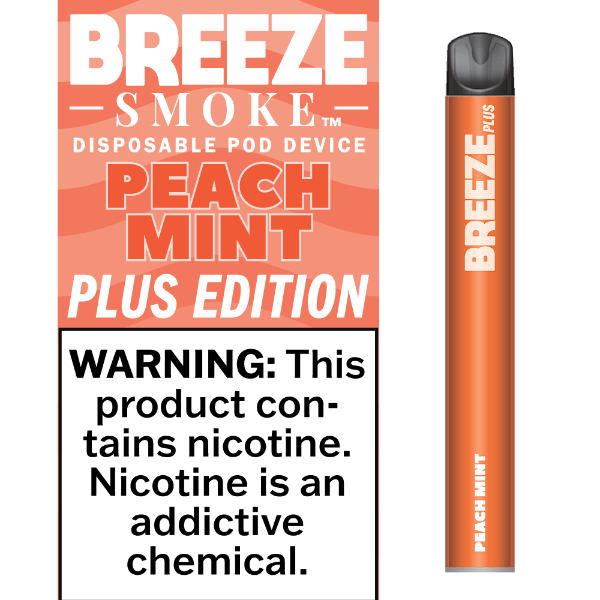 Breeze Plus 3.5mL 650 mAh 5% Salt Nicotine 800 Puffs - Display of 10 (MSRP $7.99 Each) - SMDistro