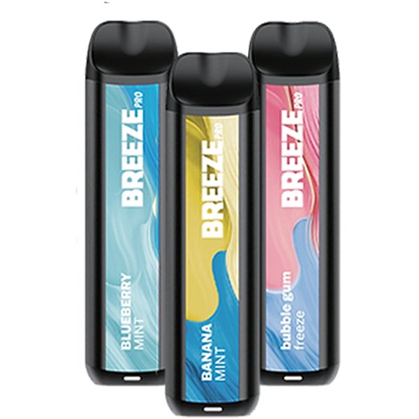 Breeze Pro TFN 6ml 5% Salt Nicotine 2000 Puffs - Display of 10 (MSRP $14.99 Each) - SMDistro