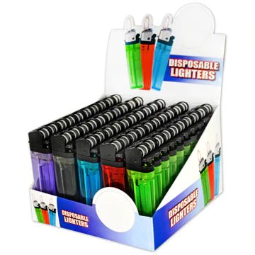 DISPOSABLE LIGHTER 50CT DISPLAY - SMDistro