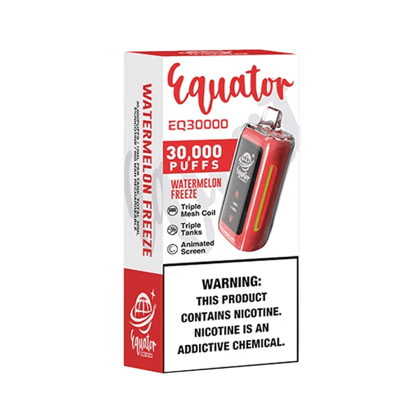 Equator EQ30000 Puffs 30mL Disposable - Display of 5 (MSRP $19.99 Each) - SMDistro