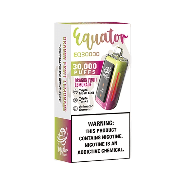 Equator EQ30000 Puffs 30mL Disposable - Display of 5 (MSRP $19.99 Each) - SMDistro