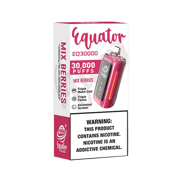 Equator EQ30000 Puffs 30mL Disposable - Display of 5 (MSRP $19.99 Each) - SMDistro