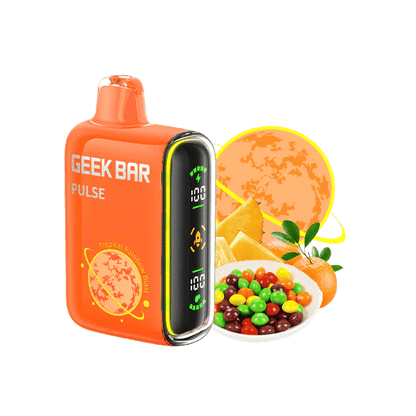 Geek Bar Pulse 16ML 5% Nicotine 15K Puffs Disposable Vape Device With Full Screen - Display of 5 (MSRP $24.99 Each) - SMDistro