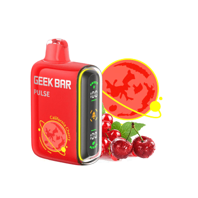 Geek Bar Pulse 16ML 5% Nicotine 15K Puffs Disposable Vape Device With Full Screen - Display of 5 (MSRP $24.99 Each) - SMDistro