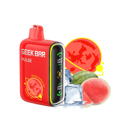 Geek Bar Pulse 16ML 5% Nicotine 15K Puffs Disposable Vape Device With Full Screen - Display of 5 (MSRP $24.99 Each) - SMDistro