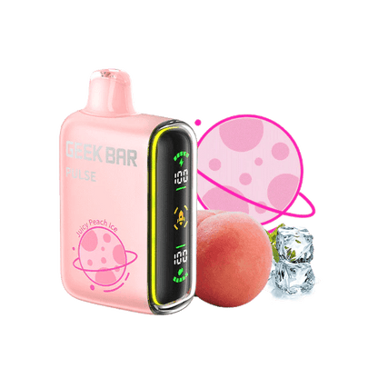 Geek Bar Pulse 16ML 5% Nicotine 15K Puffs Disposable Vape Device With Full Screen - Display of 5 (MSRP $24.99 Each) - SMDistro