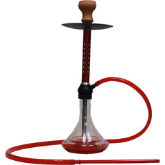 GLASS HOOKAH CLEAR SPIRAL DESIGN - SMDistro