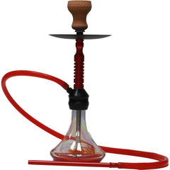 GLASS HOOKAH SMALL CLEAR COLOR DESIGN - SMDistro