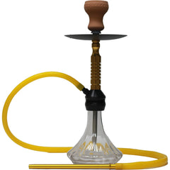 GLASS HOOKAH SMALL CLEAR COLOR DESIGN - SMDistro