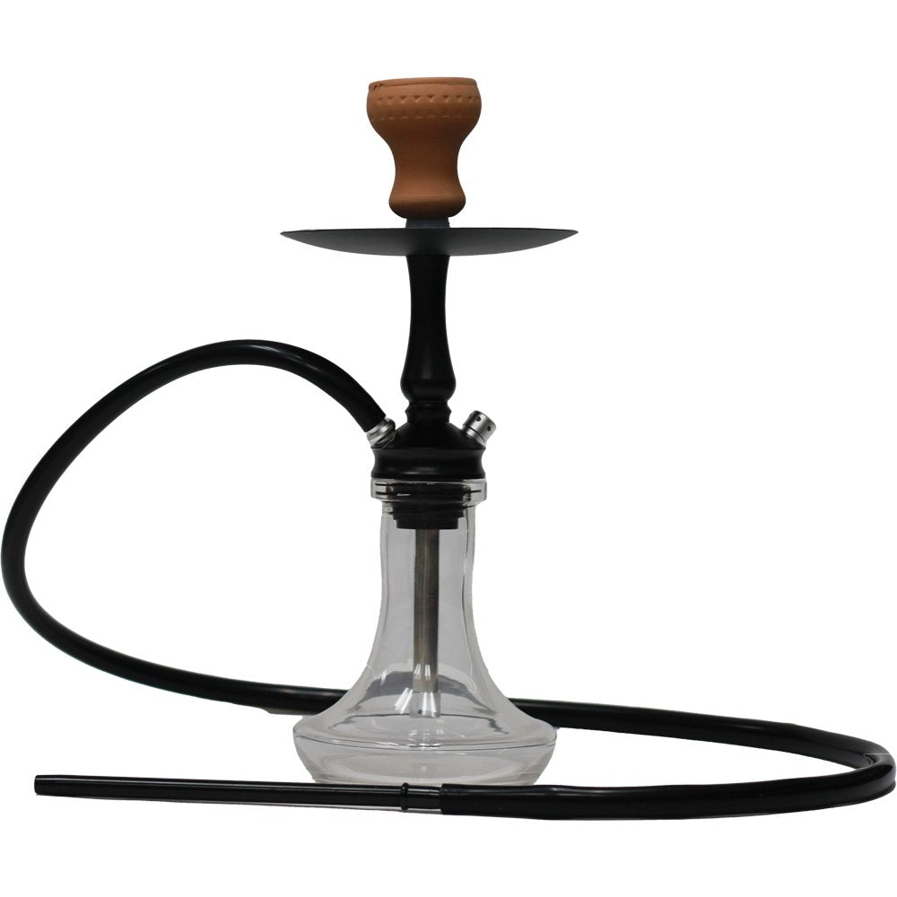 GLASS HOOKAH SMALL CLEAR COLOR DESIGN - SMDistro