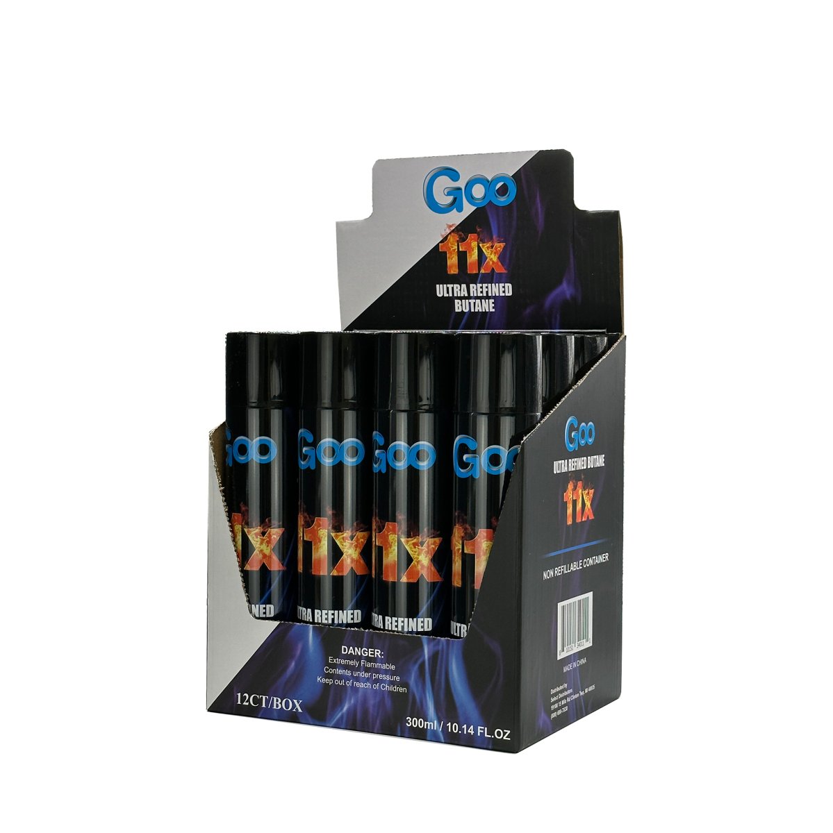 GOO 11X BUTANE 300ML 12CT DISPLAY - SMDistro