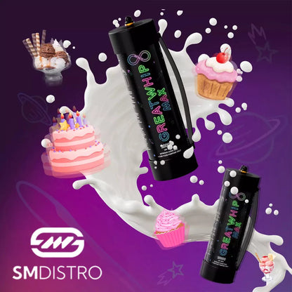 Great Whip Ultra Pure Premium Cream Charger 3.3L 2000g - Display of 1 (MSRP $69.99 Each) - SMDistro