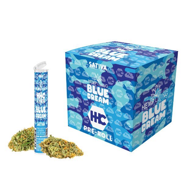 HEMP LIVING - HHC FLOWER 1G PRE - ROLL HIGH POTENCY KEIF INFUSED - 10CT DISPLAY - SMDistro
