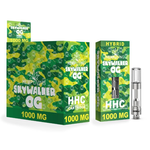 HEMP LIVING - HHC VAPE CARTRIDGE 5CT DISPLAY - SMDistro