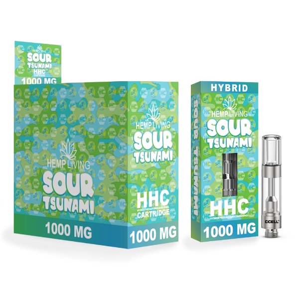 HEMP LIVING - HHC VAPE CARTRIDGE 5CT DISPLAY - SMDistro