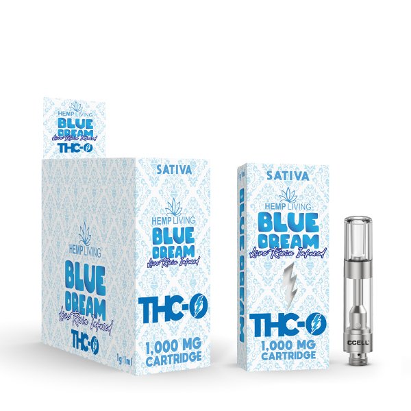 HEMP LIVING - THC - O VAPE CARTRIDGE W/LIVE RESIN 5CT DISPLAY - SMDistro