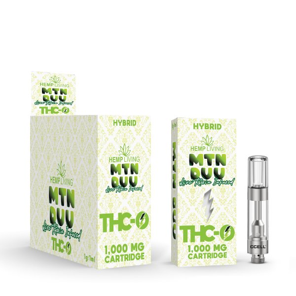 HEMP LIVING - THC - O VAPE CARTRIDGE W/LIVE RESIN 5CT DISPLAY - SMDistro