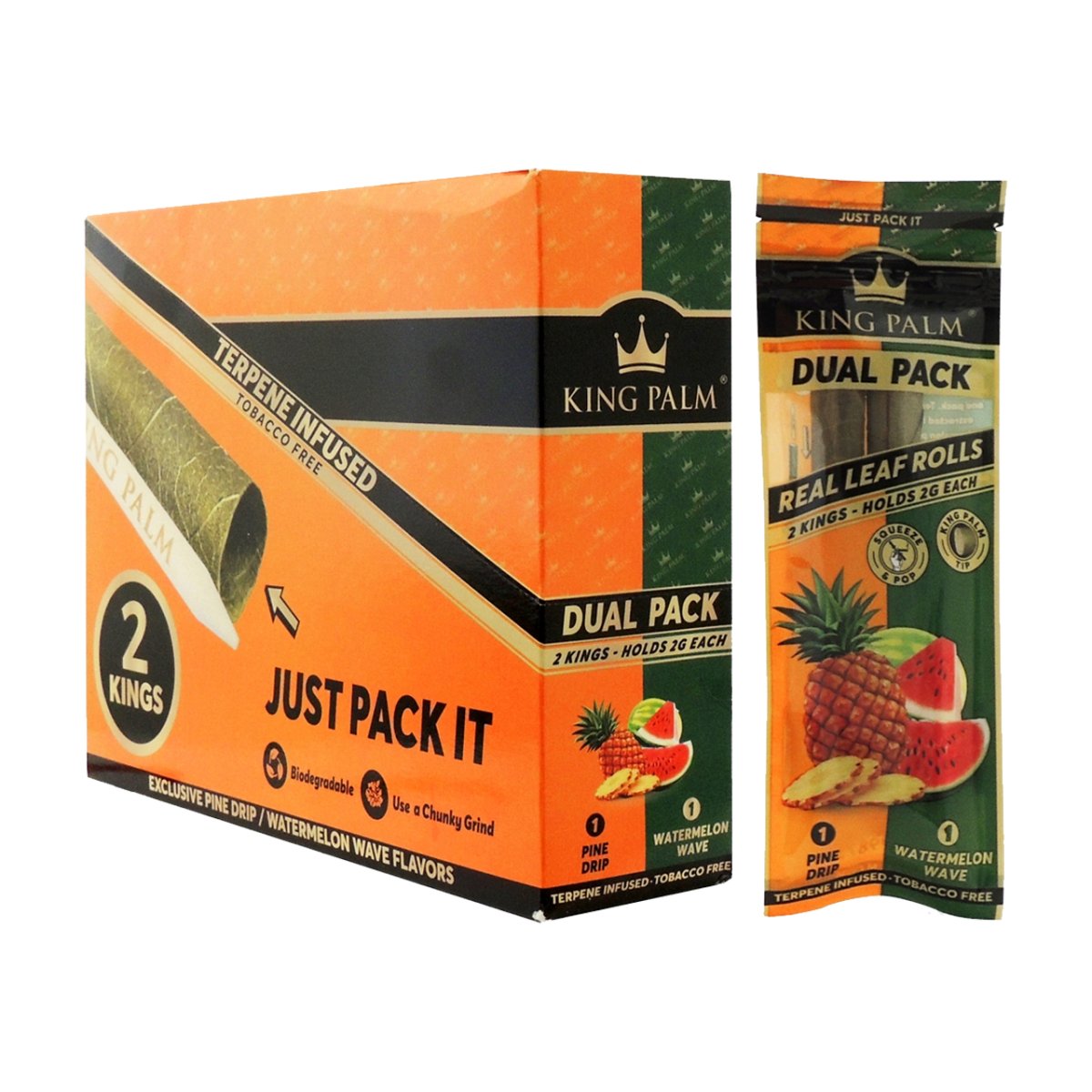 KING PALM DUAL PACK 2PK KINGS 20CT - SMDistro