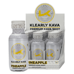 Klearly Kava Pineapple Shots 12ct Display - SMDistro