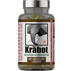 KRABOT 1000MG MUSHROOM INFUSED 60CT CAPSULES - SMDistro