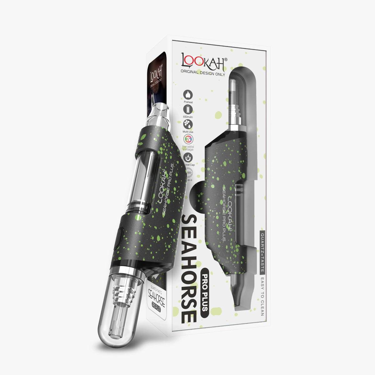 Lookah Seahorse Pro Plus Spatter Edition 650mAh Vaporizer (MSRP $54.99) - SMDistro