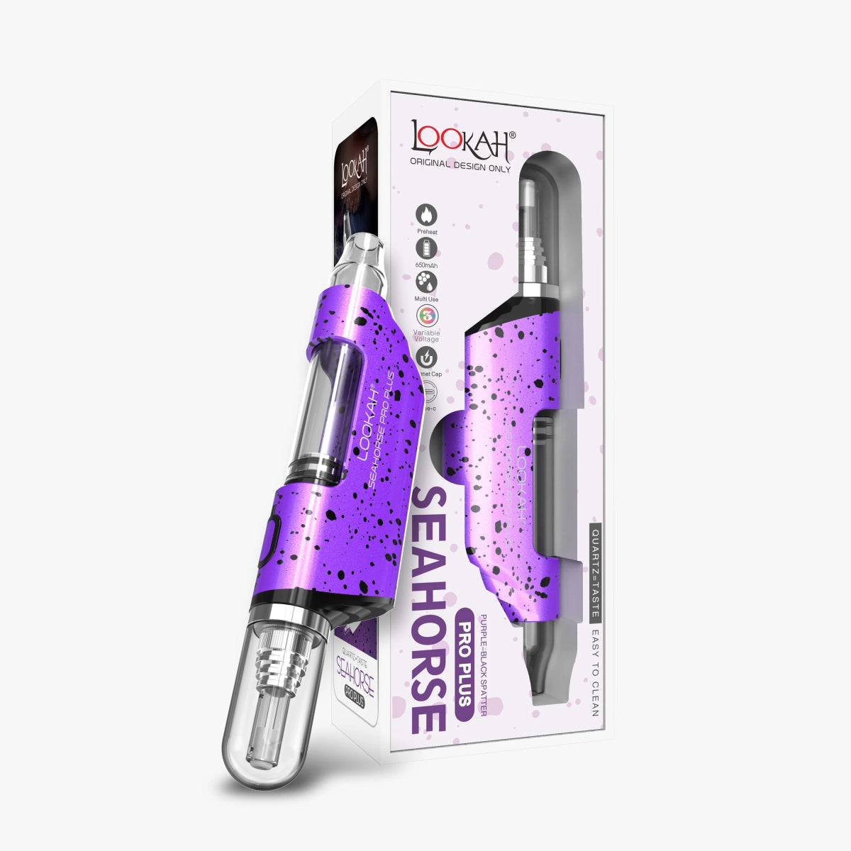 Lookah Seahorse Pro Plus Spatter Edition 650mAh Vaporizer (MSRP $54.99) - SMDistro