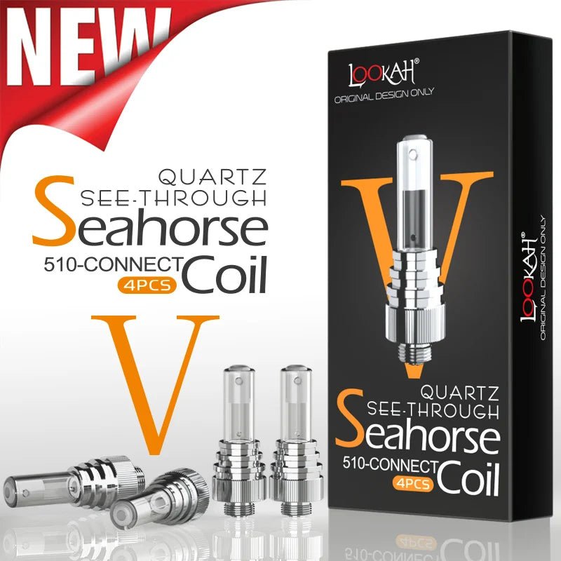 Lookah Seahorse V Quartz Coils - Pack of 4 (MSRP $35.00) - SMDistro