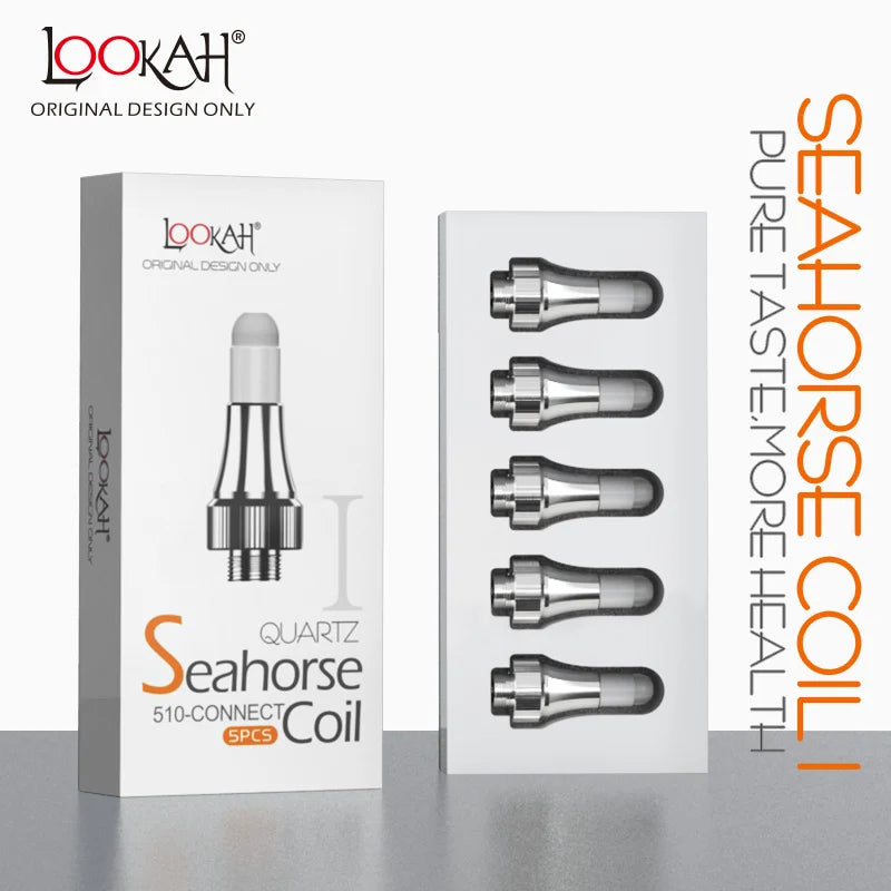 Lookah Seahorse I Quartz Coils - Pack of 5 (MSRP $25.00)