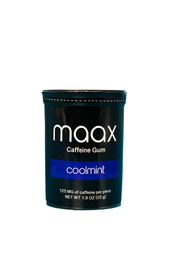 MAAX CAFFEINE GUM 125MG 25CT (PACK OF 5) - SMDistro