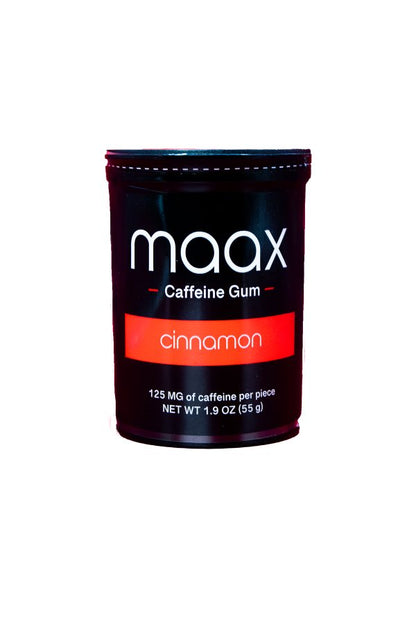 MAAX CAFFEINE GUM 125MG 25CT (PACK OF 5) - SMDistro