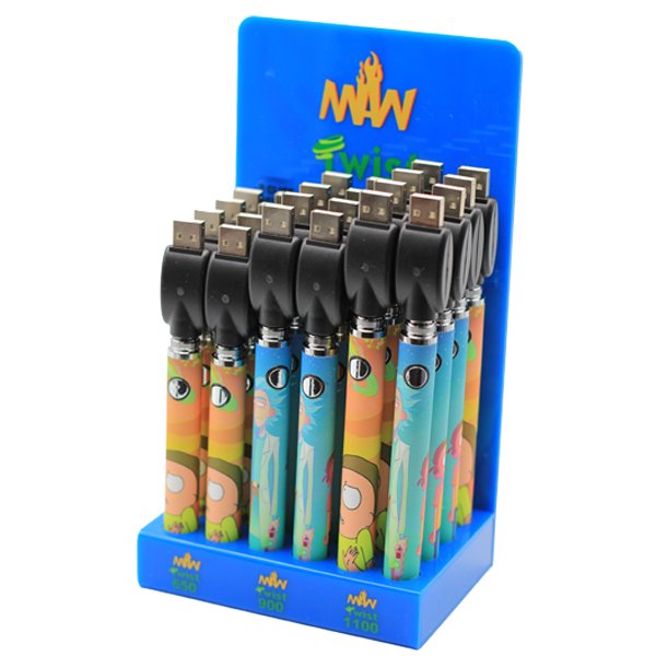 MAW R & M ADJUSTABLE TWIST BATTERY 24CT DISPLAY - SMDistro