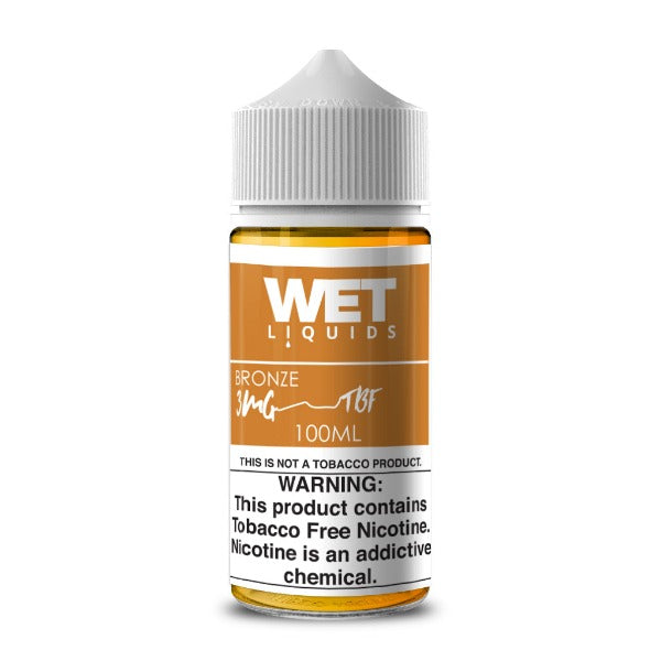 Wet Liquids 100ml Tobacco Flavors Synthetic Nicotine E-Liquid (MSRP $19.99)