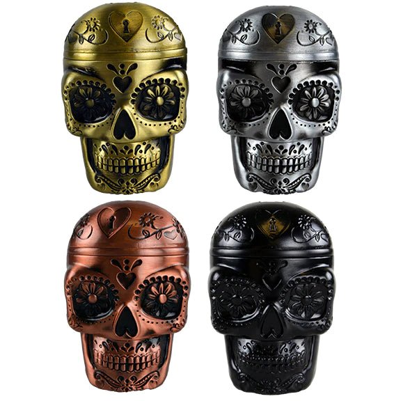 MOLDED SUGAR SKULL GRINDER 6CT DISPLAY - SMDistro