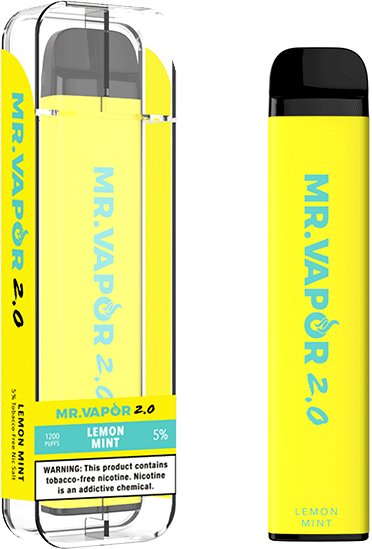 Mr. Vapor 2.0 4.2mL 700 mAh 5% Salt Nicotine 1200 Puffs - Display of 10 (MSRP $7.99 Each) - SMDistro