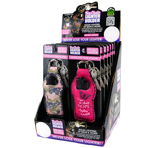 NEOPRENE LIGHTER CASE 12CT DISPLAY - SMDistro