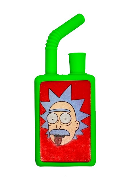 RICK SILICONE WATER PIPE 8CT - SMDistro