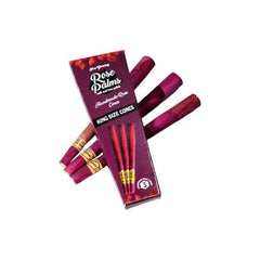 ROSE PALMS KING SIZE PRE - ROLLED CONES 3PK (BOX OF 15) - SMDistro