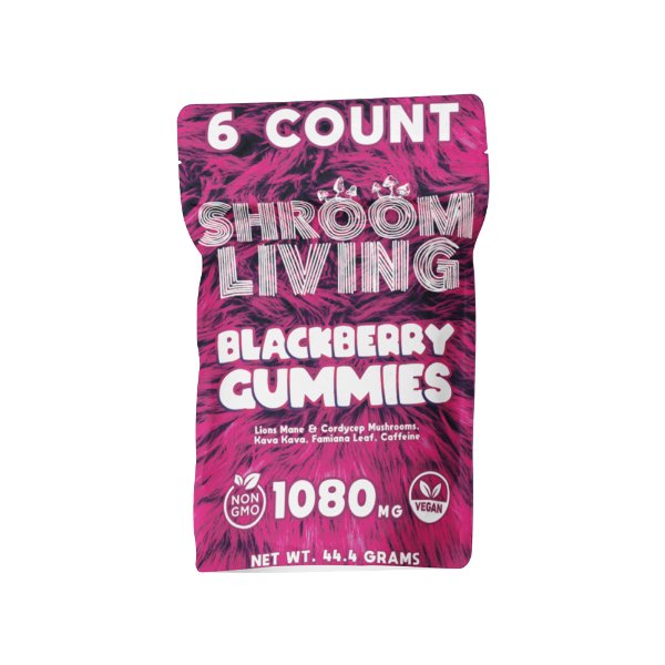 SHROOM LIVING - EUPHORIA GUMMIES 1080MG 6CT POUCH - SMDistro