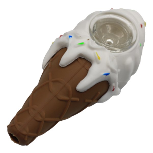 SILICONE BOWL WHITE ICE CREAM DESIGN - SMDistro